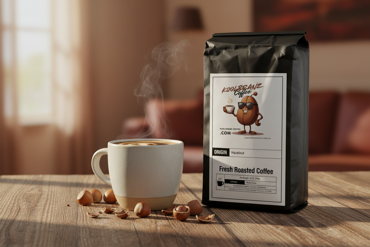 KoolBeanz Hazelnut lifestyle shot